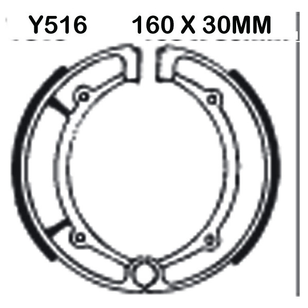 EBC EBC Brake Shoes Y516-SPECIAL ORDER